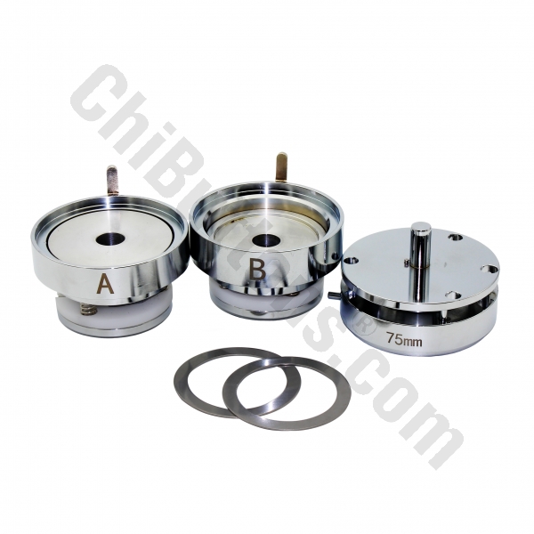 Mould - 75mm Round Interchangeable Die Moulds for Button Maker-B400