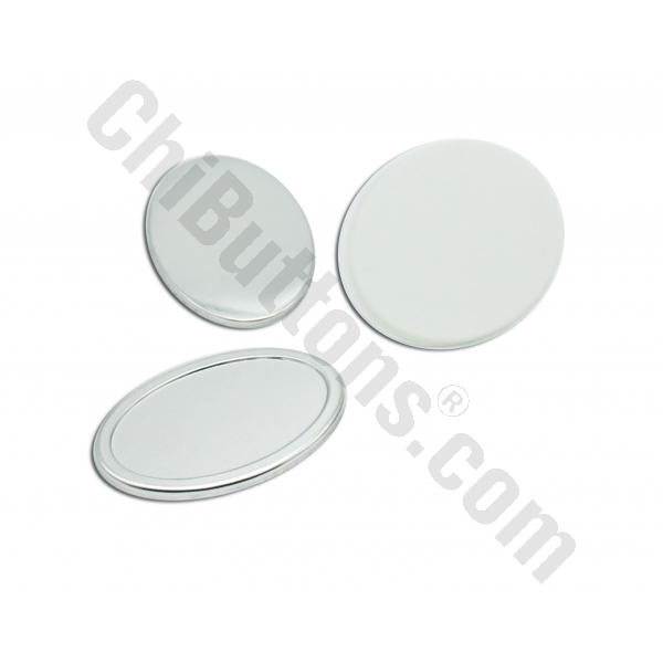 Flat Back Parts - Oval 60X90mm Flat Back Button (100 sets)