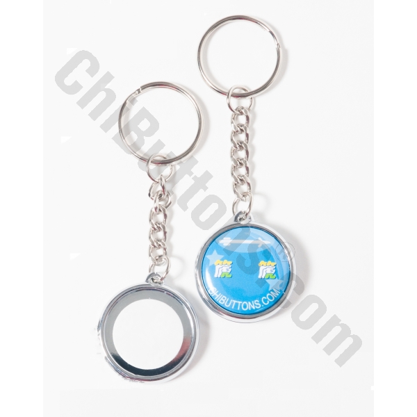 Double Sides Electroplating Key Chain